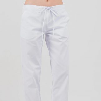 Spodnie medyczne damskie SIMPLE L Biały  