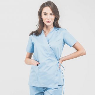 Bluza medyczna damska CORD M Błękitny  