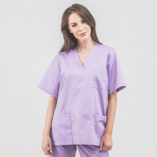 Bluza medyczna damska SIMPLE XL Jasnofioletowy  