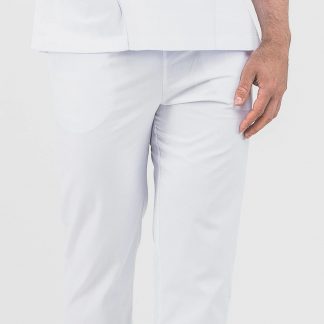 Spodnie medyczne męskie SIMPLE L Biały  