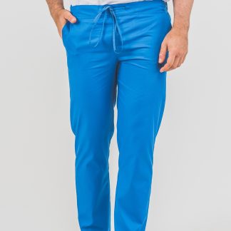 Spodnie medyczne męskie SIMPLE L Niebieski  